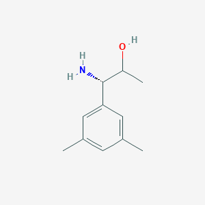 (1S)-1-Amino-1-(3,5-dimethylphenyl)propan-2-OL