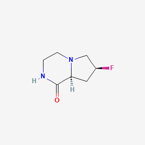 (7S,8aS)-7-Fluorohexahydropyrrolo[1,2-a]pyrazin-1(2H)-one