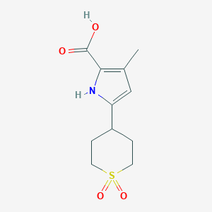 5-(1,1-dioxothian-4-yl)-3-methyl-1H-pyrrole-2-carboxylic acid