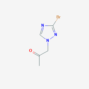 1-(3-Bromo-1H-1,2,4-triazol-1-yl)propan-2-one