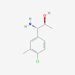 (1S,2S)-1-Amino-1-(4-chloro-3-methylphenyl)propan-2-OL