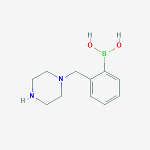 2-(Piperazin-1-ylmethyl)phenylboronic acid