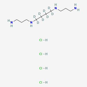 molecular formula C10H30Cl4N4 B1523340 四氢氯化精胺丁烷-d8 CAS No. 1173022-85-9
