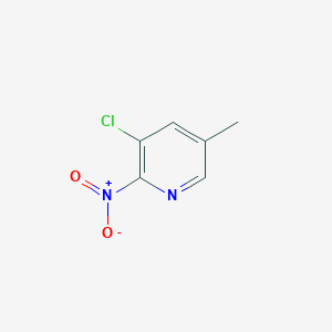 3-chloro-5-methyl-2-nitroPyridine