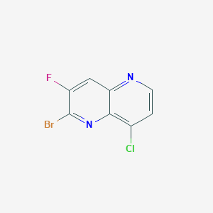 2-Bromo-8-chloro-3-fluoro-1,5-naphthyridine