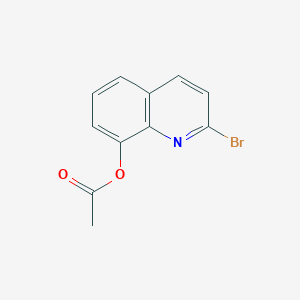 molecular formula C11H8BrNO2 B15233417 2-Bromoquinolin-8-yl acetate CAS No. 139399-65-8