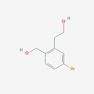 B1523342 2-(5-Bromo-2-hydroxymethylphenyl)ethanol CAS No. 1353101-75-3