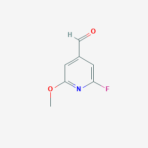 2-Fluoro-6-methoxyisonicotinaldehyde