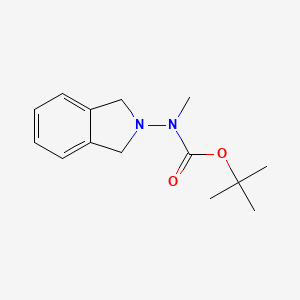 molecular formula C14H20N2O2 B15233493 tert-Butyl isoindolin-2-yl(methyl)carbamate 