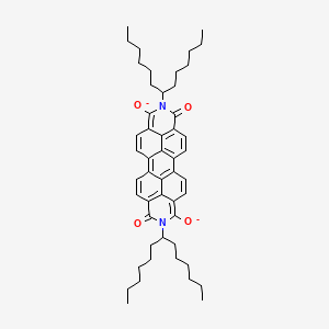 8,19-dioxo-7,18-di(tridecan-7-yl)-7,18-diazaheptacyclo[14.6.2.22,5.03,12.04,9.013,23.020,24]hexacosa-1,3(12),4(9),5,10,13(23),14,16,20(24),21,25-undecaene-6,17-diolate