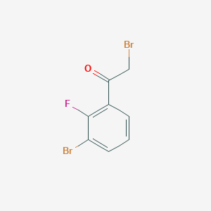 molecular formula C8H5Br2FO B1523354 3-溴-2-氟苯甲酰溴 CAS No. 1204333-47-0