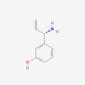 3-((1S)-1-Aminoprop-2-enyl)phenol