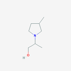 2-(3-Methylpyrrolidin-1-yl)propan-1-ol