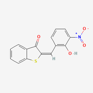 2-(2-Hydroxy-3-nitrobenzylidene)benzo[b]thiophen-3(2H)-one