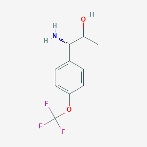 (1S)-1-Amino-1-(4-(trifluoromethoxy)phenyl)propan-2-OL