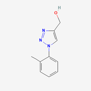 molecular formula C10H11N3O B1523366 [1-(2-甲基苯基)-1H-1,2,3-三唑-4-基]甲醇 CAS No. 1096130-75-4