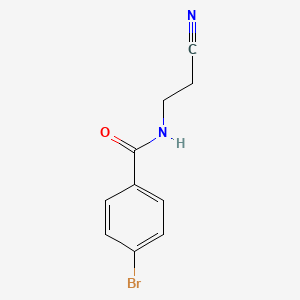 4-bromo-N-(2-cyanoethyl)benzamide