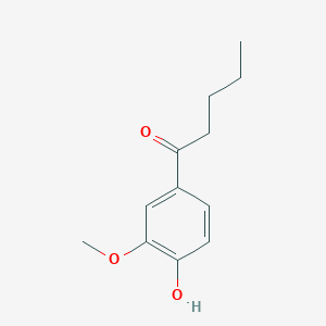 1-(4-Hydroxy-3-methoxyphenyl)pentan-1-one