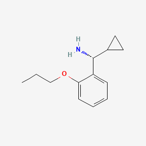 (R)-Cyclopropyl(2-propoxyphenyl)methanamine