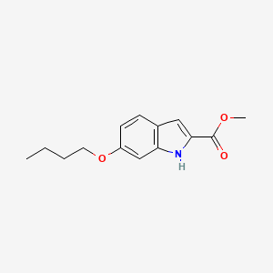 methyl 6-butoxy-1H-indole-2-carboxylate