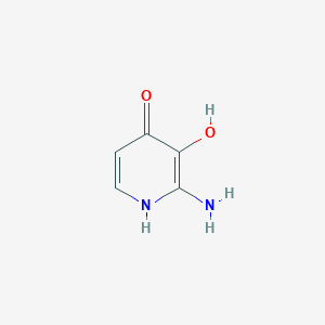 molecular formula C5H6N2O2 B15233762 2-Aminopyridine-3,4-diol CAS No. 856954-76-2