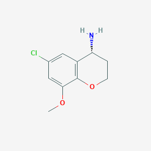 (R)-6-Chloro-8-methoxychroman-4-amine