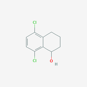 molecular formula C10H10Cl2O B15233812 5,8-Dichloro-1,2,3,4-tetrahydronaphthalen-1-ol 