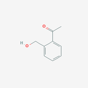 molecular formula C9H10O2 B15233829 1-(2-(Hydroxymethyl)phenyl)ethanone 