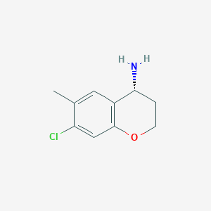 (R)-7-Chloro-6-methylchroman-4-amine