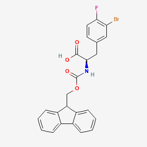 N-Fmoc-3-bromo-4-fluoro-D-phenylalanine