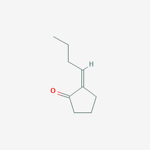 molecular formula C9H14O B15233892 (Z)-2-Butylidenecyclopentanone 