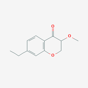 7-Ethyl-3-methoxy-3,4-dihydro-2H-1-benzopyran-4-one