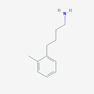 molecular formula C11H17N B15234034 2-Methyl-benzenebutanamine 