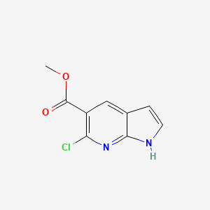 methyl 6-chloro-1H-pyrrolo[2,3-b]pyridine-5-carboxylate