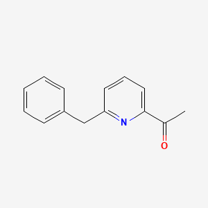 molecular formula C14H13NO B15234068 1-(6-Benzylpyridin-2-yl)ethanone 