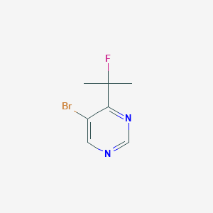 molecular formula C7H8BrFN2 B1523407 5-溴-4-(2-氟丙烷-2-基)嘧啶 CAS No. 1823944-93-9