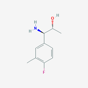 (1R,2R)-1-Amino-1-(4-fluoro-3-methylphenyl)propan-2-OL