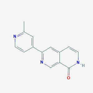 6-(2-methylpyridin-4-yl)-2,7-naphthyridin-1(2H)-one