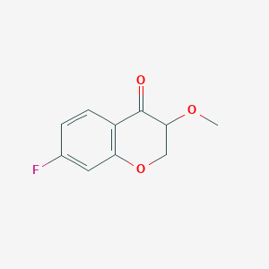 7-Fluoro-3-methoxy-3,4-dihydro-2H-1-benzopyran-4-one