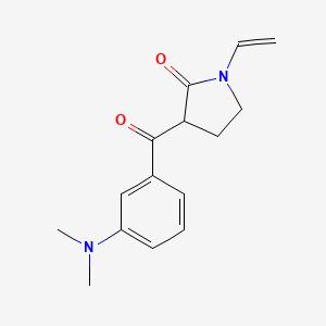 3-[3-(Dimethylamino)benzoyl]-1-vinylpyrrolidin-2-one