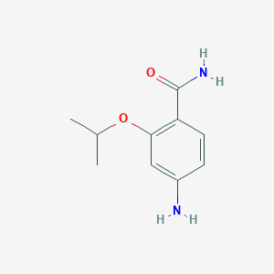 B1523414 4-Amino-2-(propan-2-yloxy)benzamide CAS No. 1319746-16-1