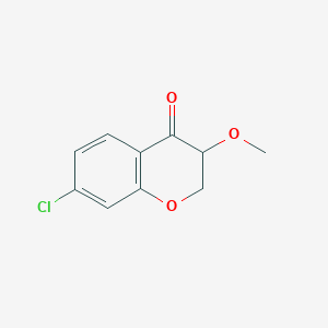 7-Chloro-3-methoxy-3,4-dihydro-2H-1-benzopyran-4-one