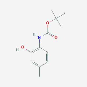 molecular formula C12H17NO3 B1523422 叔丁基 N-(2-羟基-4-甲基苯基)氨基甲酸酯 CAS No. 328267-64-7