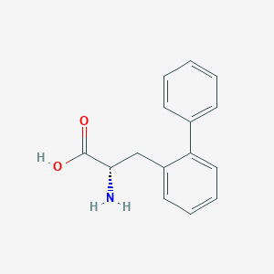 molecular formula C15H15NO2 B15234257 2-Phenyl-L-phenylalanine 