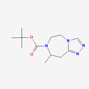 7-Tert-Butyl 3-Ethyl 8-Methyl-8,9-Dihydro-5H-[1,2,4]Triazolo[4,3-D][1,4]Diazepine-3,7(6H)-Dicarboxylate