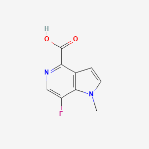 7-fluoro-1-methyl-1H-pyrrolo[3,2-c]pyridine-4-carboxylicacid