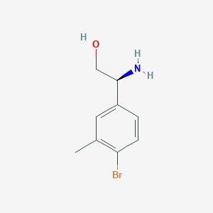 (S)-2-Amino-2-(4-bromo-3-methylphenyl)ethan-1-OL