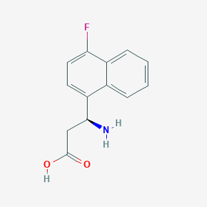 (3S)-3-Amino-3-(4-fluoronaphthalen-1-YL)propanoic acid