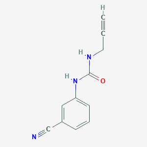 B1523431 1-(3-Cyanophenyl)-3-(prop-2-yn-1-yl)urea CAS No. 1249604-40-7