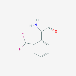 1-Amino-1-[2-(difluoromethyl)phenyl]acetone